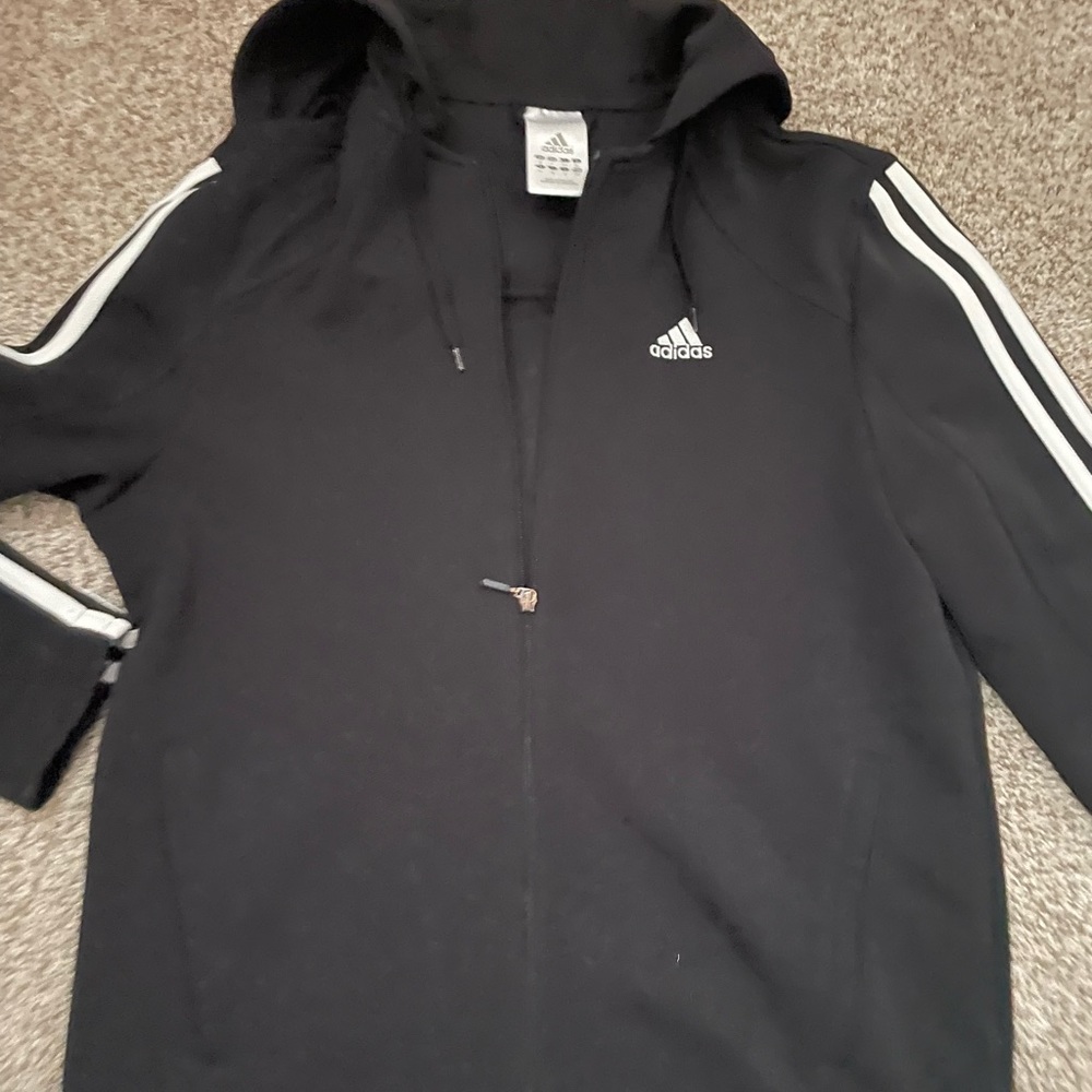 Adidas track jacket as new; hooded. - Picture 1 of 8